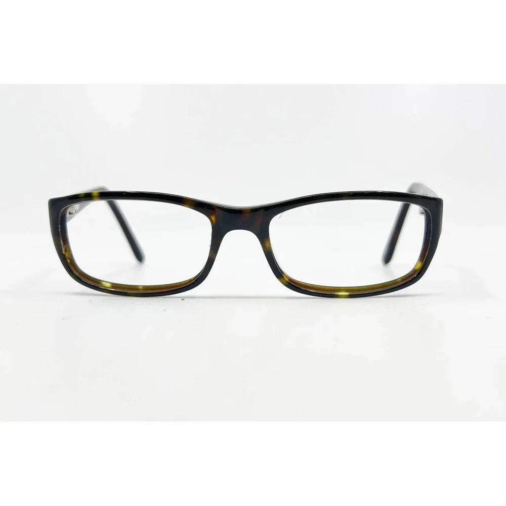 Aztec Eyeglasses Frames Women Tortoise Brown Green Rectangular 55-17-135